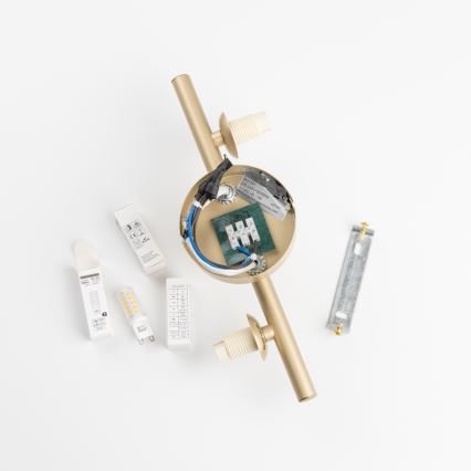 Brilagi - Aplique LED MILLA 3xG9/3W/230V dorado/ahumado