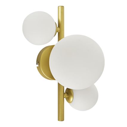 Brilagi - Aplique LED MILLA 3xG9/3W/230V dorado/blanco