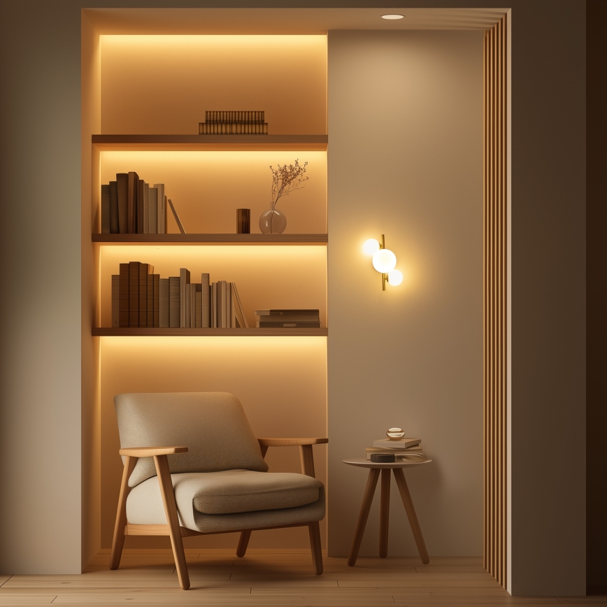 Brilagi - Aplique LED MILLA 3xG9/3W/230V dorado/blanco