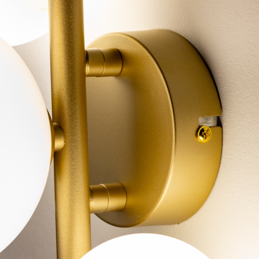 Brilagi - Aplique LED MILLA 3xG9/3W/230V dorado/blanco