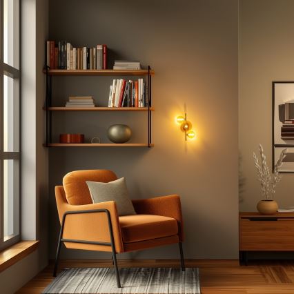 Brilagi - Aplique LED MILLA 3xG9/3W/230V dorado