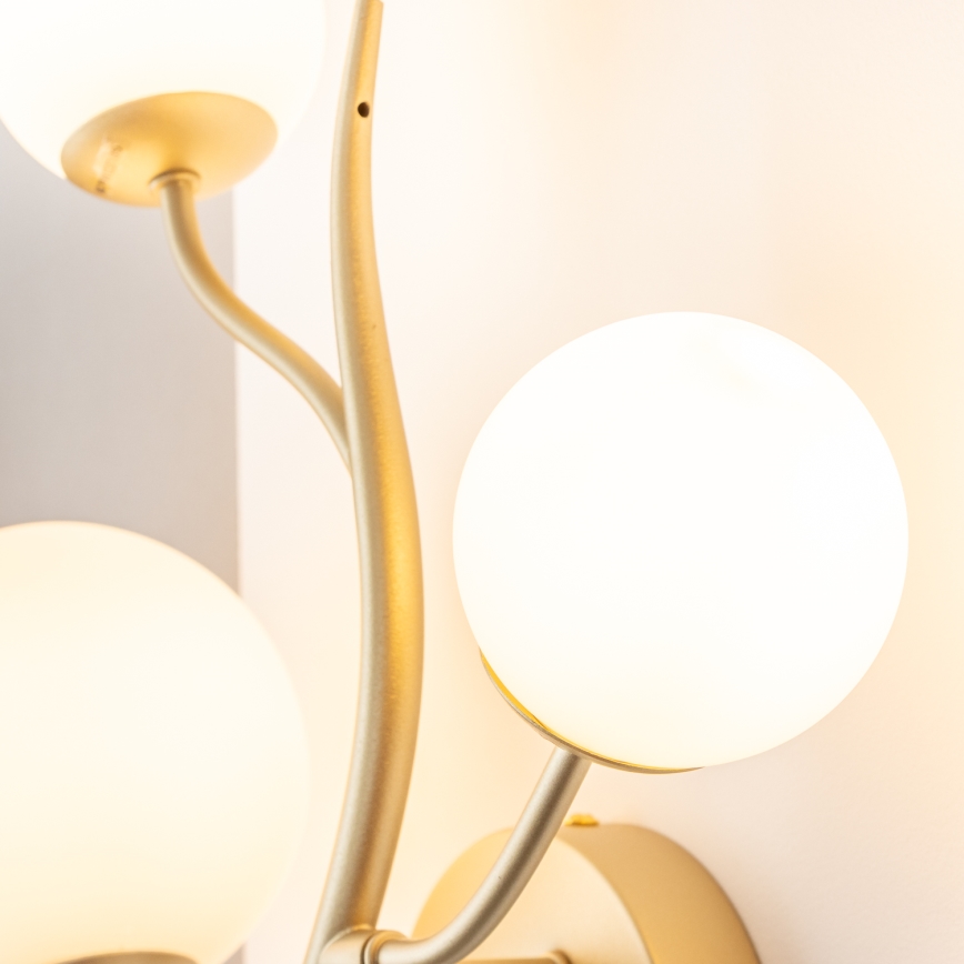 Brilagi - Aplique LED MISTEL 3xG9/3W/230V dorado/blanco