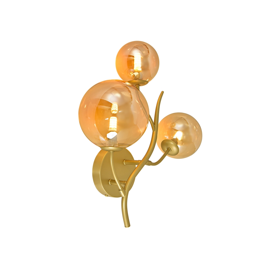 Brilagi - Aplique LED MISTEL 3xG9/3W/230V dorado