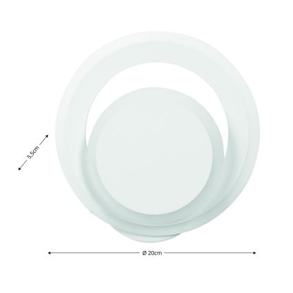 Brilagi - Aplique LED MODERN MINI LED/22W/230V 3000/4000/6000K