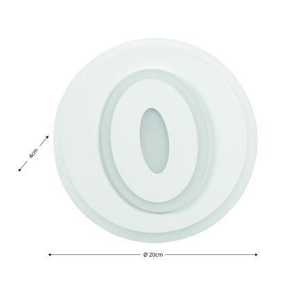 Brilagi - Aplique LED MODERN MINI LED/26W/230V 3000/4000/6000K
