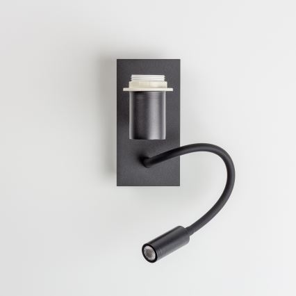 Brilagi - LED Aplique flexible NUBILA 1xE27/25W/230V + LED/3W negro/morada