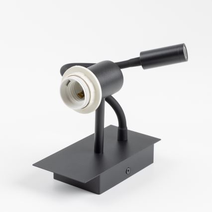 Brilagi - LED Aplique flexible NUBILA 1xE27/25W/230V + LED/3W negro/morada