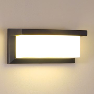 Brilagi - Aplique LED para exterior BRICKY LED/12W/230V antracita IP54