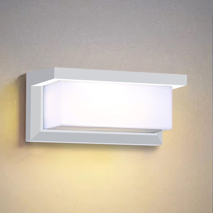 Brilagi - Aplique LED para exterior BRICKY LED/12W/230V blanco IP54