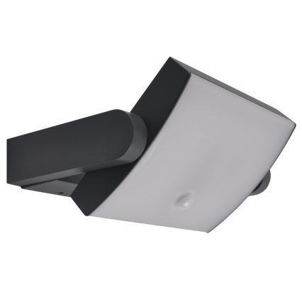 Brilagi - Aplique LED para exterior con sensor ANKLE LED/18W/230V 3000K IP65 antracita