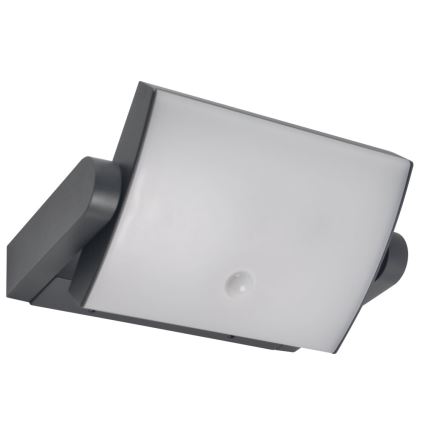 Brilagi - Aplique LED  para exterior con sensor ANKLE LED/18W/230V 4000K IP65 antracita