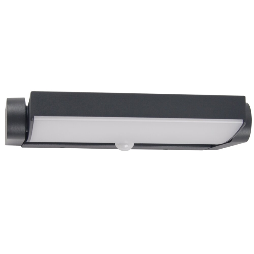 Brilagi - Aplique LED  para exterior con sensor ANKLE LED/18W/230V 4000K IP65 antracita