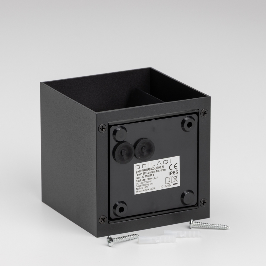 Brilagi - Aplique LED para exterior CUBE LED/6W/230V IP54