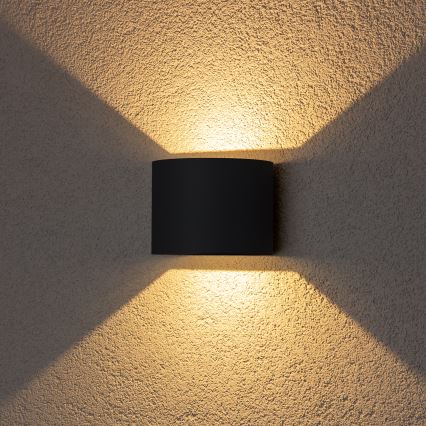 Brilagi - Aplique LED para exterior RONDO LED/6W/230V antracita IP54