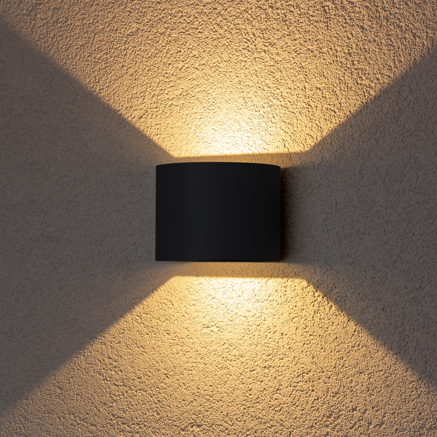 Brilagi - Aplique LED para exterior RONDO LED/6W/230V antracita IP54
