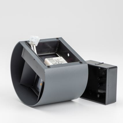 Brilagi - Aplique LED para exterior RONDO LED/6W/230V antracita IP54