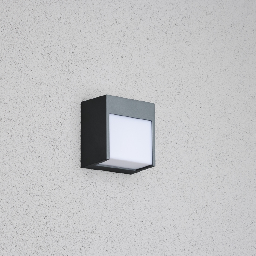 Brilagi - Aplique LED para exterior TERNI LED/12W/230V antracita IP44