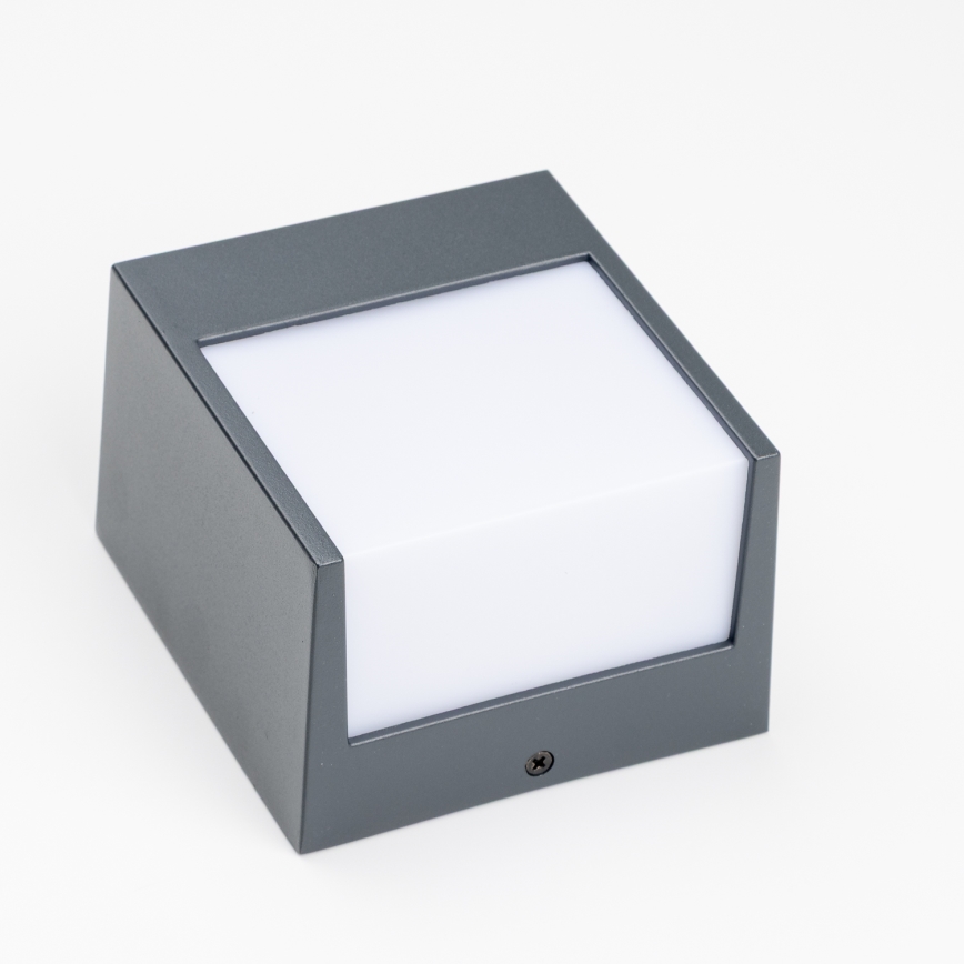 Brilagi - Aplique LED para exterior TERNI LED/12W/230V antracita IP44