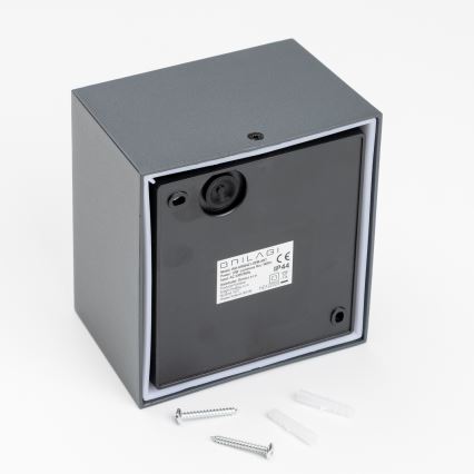 Brilagi - Aplique LED para exterior TERNI LED/12W/230V antracita IP44