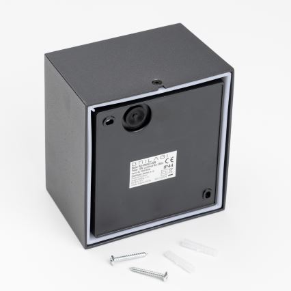 Brilagi - Aplique LED para exterior TERNI LED/12W/230V negro IP44