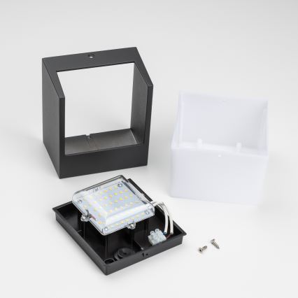 Brilagi - Aplique LED para exterior TERNI LED/12W/230V negro IP44