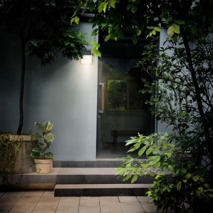 Brilagi - Aplique LED para exterior TERNI LED/12W/230V negro IP44