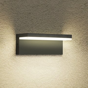 Brilagi - Aplique LED para exterior TESSI LED/10W/230V negro IP54