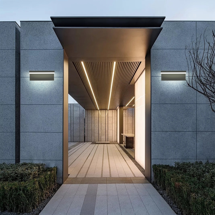 Brilagi - Aplique LED para exterior TESSI LED/10W/230V negro IP54