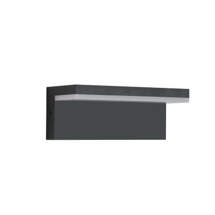 Brilagi - Aplique LED para exterior TESSI LED/10W/230V negro IP54