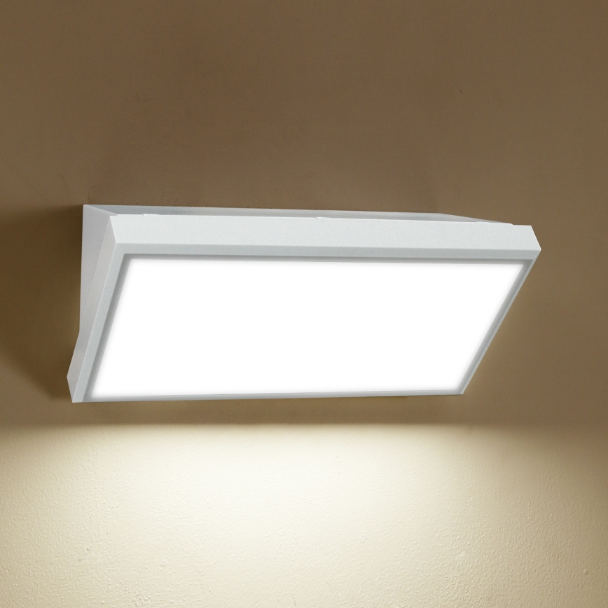 Brilagi - Aplique LED para exterior TRIANGLE LED/20W/230V blanco IP65