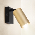 Brilagi - Aplique LED regulable de pared SELE 1xGU10/6,5W/230V 2700-6500K negro/dorado