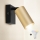Brilagi - Aplique LED RGBW regulable de pared SELE 1xGU10/6,5W/230V 2700-6500K negro/dorado