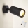 Brilagi - Aplique LED RGBW regulable orientable SELE 1xGU10/6W/230V 3000K negro