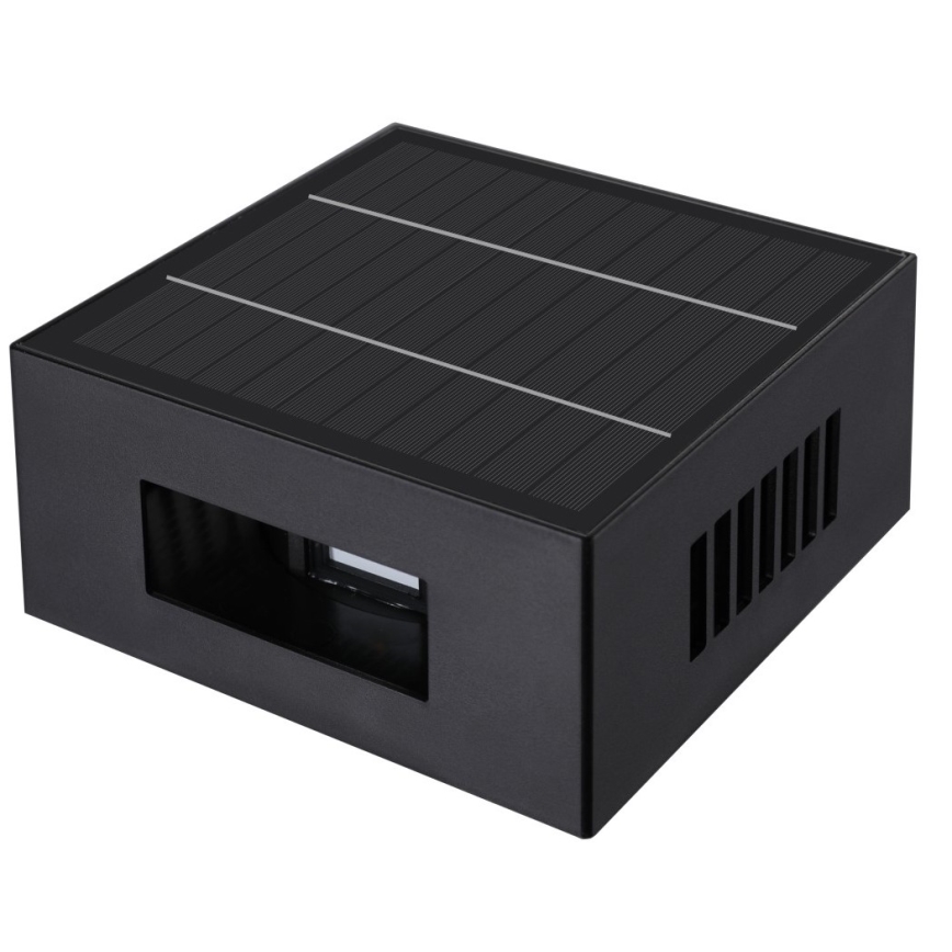 Brilagi - Aplique LED solar BLOCK LED/2W/3,7V 1300 mAh IP44