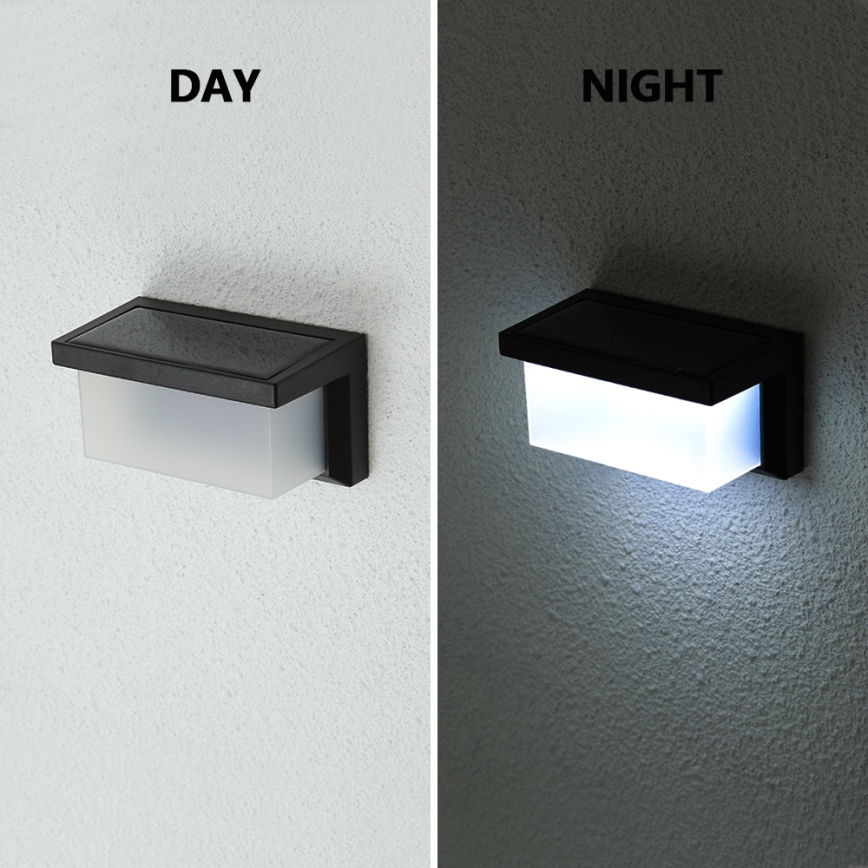 Brilagi - Aplique LED solar con sensor BRICK LED/12W/5,5V 1200 mAh IP65