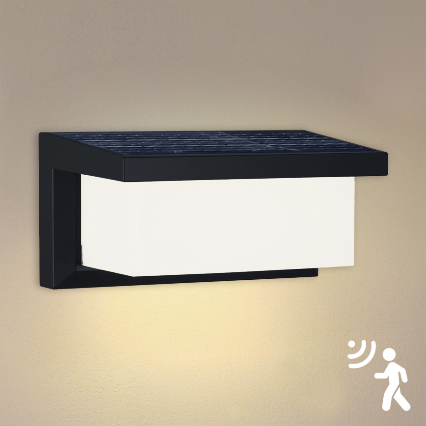 Brilagi - Aplique LED solar con sensor BRICKY LED/5W/6V 4000 mAh IP65