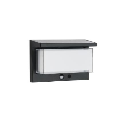 Brilagi - Aplique LED solar con sensor SOL LUME LED/10W/3,7V 4000 mAh IP44