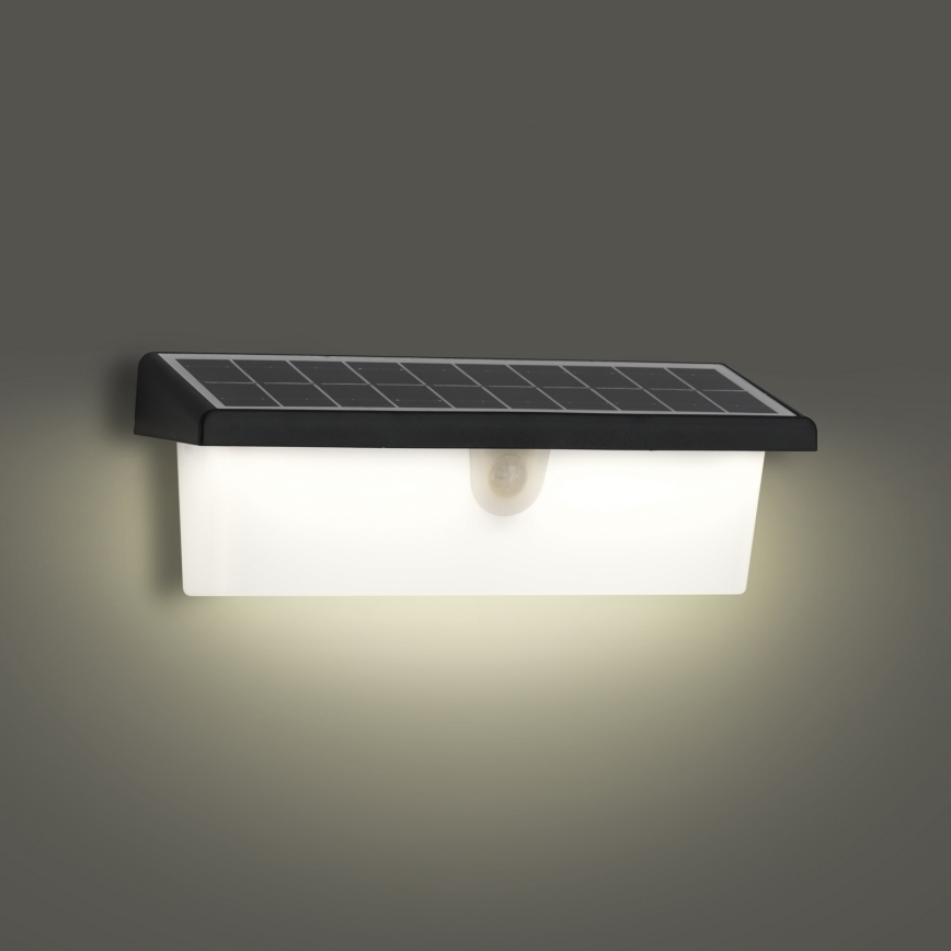 Brilagi - Aplique LED solar con sensor SOL RAY LED/6W/3,7V 2200 mAh IP44