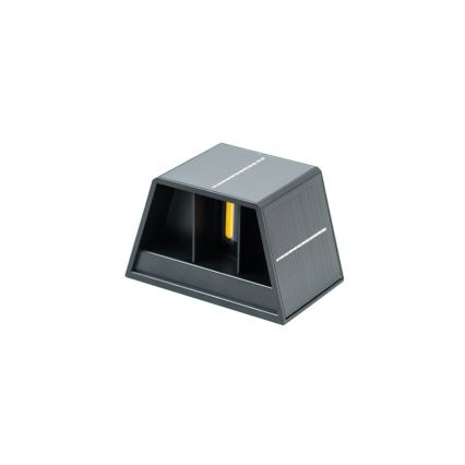 Brilagi - Aplique LED solar con sensor SOLAR CUBE LED/2W/3,2V 1300 mAh IP54