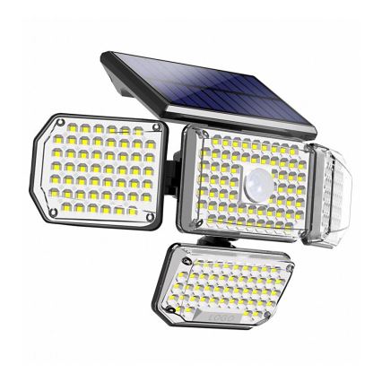 Brilagi - Aplique LED solar con sensor WALLIE LED/5W/5,5V 2400 mAh IP65