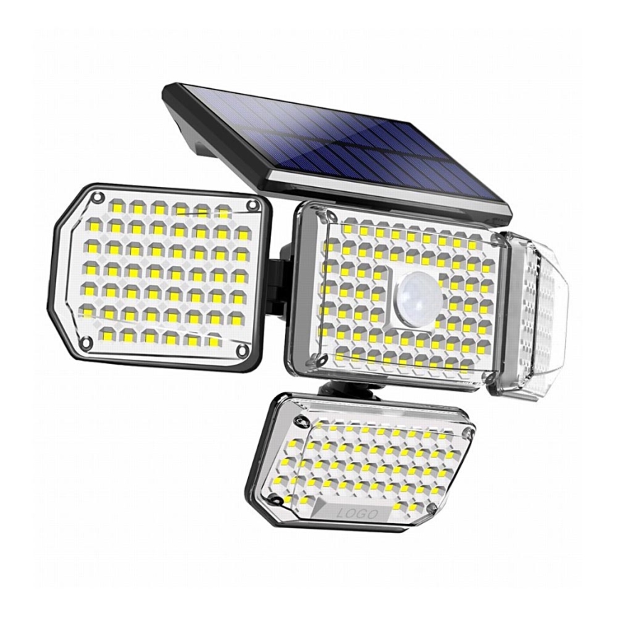 Brilagi - Aplique LED solar con sensor WALLIE LED/5W/5,5V 2400 mAh IP65