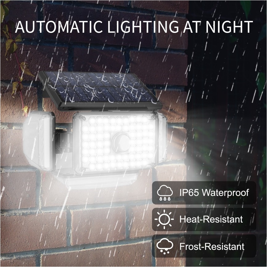 Brilagi - Aplique LED solar con sensor WALLIE LED/5W/5,5V 2400 mAh IP65