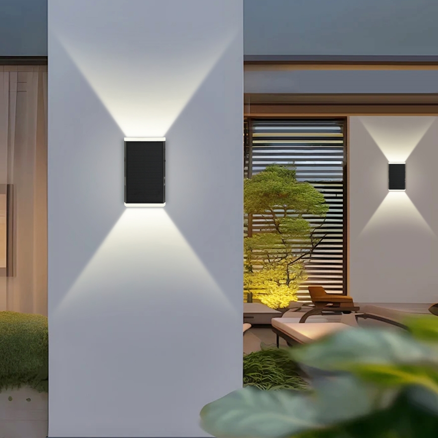 Brilagi - Aplique LED solar SOL GUARD LED/2W/3,7V 2000 mAh IP45