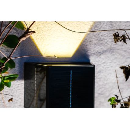 Brilagi - Aplique LED solar SOLAR CUBE LED/2W/3,2V 1300 mAh IP54