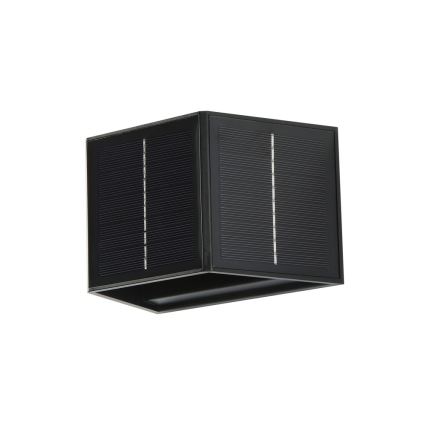 Brilagi - Aplique LED solar SOLAR CUBE LED/2W/3,2V 1300 mAh IP54