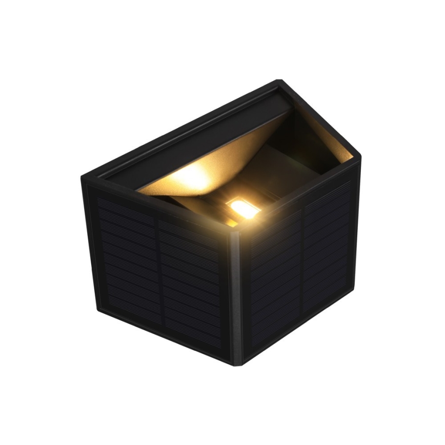 Brilagi - Aplique LED solar SOLAR CUBE LED/2W/3,2V 1300 mAh IP54