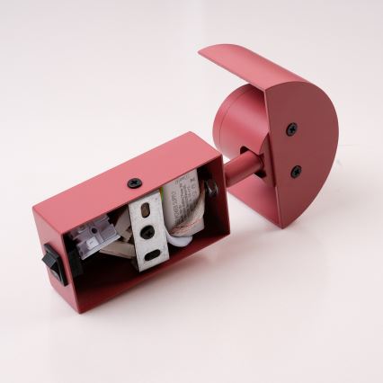 Brilagi - Aplique LED VASTO LED/3W/230V rojo burdeos