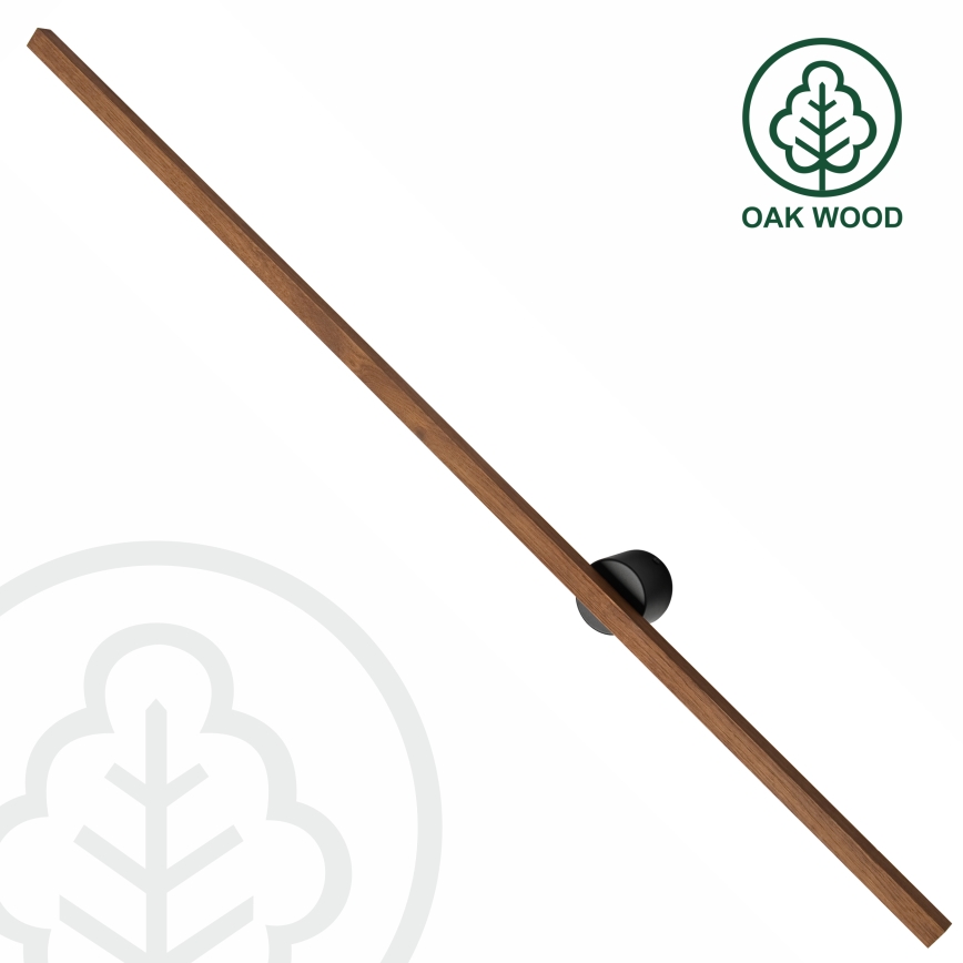 Brilagi - Aplique LED WOODY LINE LED/12W/230V 120 cm roble cereza