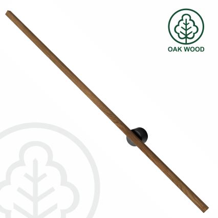 Brilagi - Aplique LED WOODY LINE LED/12W/230V 120 cm roble