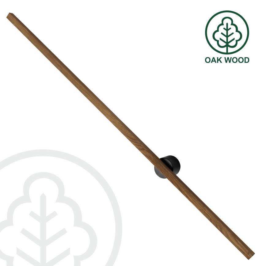 Brilagi - Aplique LED WOODY LINE LED/12W/230V 120 cm roble